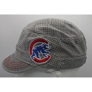 Chicago Cubs 47 Brand Houndstooth Cadet Cap‎ Women's Adjustable Hat MLB